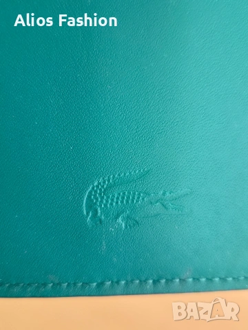 Оригинален кожен кардхолдер Lacoste (калъф за карти) – Двулицев / Нов , снимка 4 - Чанти - 55100350