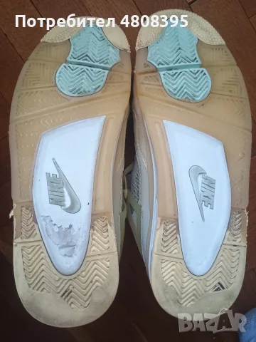 Маратонки Off-White x Air Jordan 4 Retro , снимка 6 - Маратонки - 55691114