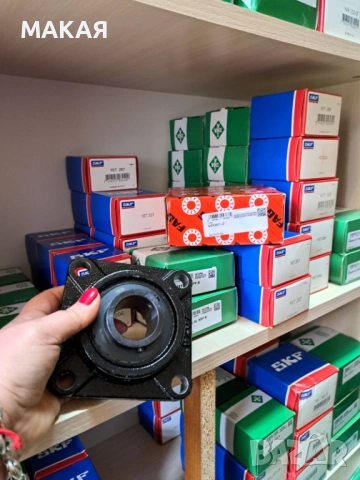 🚜 Комплект лагери с тяло UCF 205-210 за брани и сеялки – НАЛИЧНИ в Плевен (SKF, FAG)