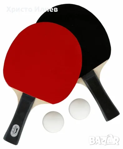 Комплект за тенис на маса Slazenger 2 хилки и 2 топки, снимка 2 - Тенис - 55703307