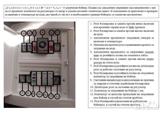 Бойлерно табло за контрол и автоматизация, снимка 3 - Бойлери - 54989782