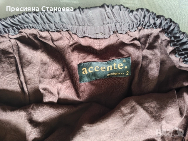 Асиметрична кафява карго пола Accente. design (Y2K / Бохо стил) – Размер M/L, снимка 7 - Поли - 54659559