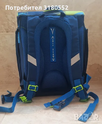 Ученическа раница Herlitz-много лека и здрава-16л-Green Goal, снимка 6 - Раници - 55579196