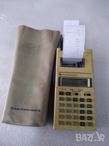 Ретро, печатащ калкулатор Texas Instruments TI-5010, снимка 2 - Друга електроника - 55261529