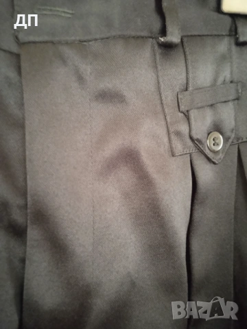 ПАНТАЛОН ОТ САТЕН - МЪЖКИ НОВ ЧЕРЕН , снимка 4 - Панталони - 54088785