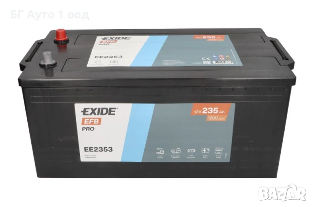 EE2353 Battery 12V 235Ah/1200A Strong PRO EFB+