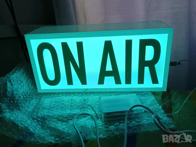 Супер модерна светеща LED табела ON AIR, снимка 6 - Рекламни табели - 55383381