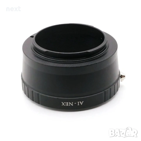 Адаптер Nikon F към Sony E Mount AI NEX за A7 A9 NEX A6000, снимка 2 - Обективи и филтри - 54752494