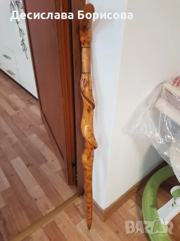 Ретро бастун извито дърво