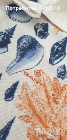 GANT Pique  Cotton Size XL НОВО! ОРИГИНАЛ! Мъжка Тениска!, снимка 4 - Тениски - 54884212