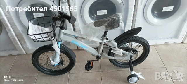 Детски велосипед 16 цола дискови спирачки., снимка 5 - Велосипеди - 53869324