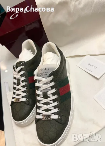 GUCCI ACE кецове- чисто нови, снимка 2 - Кецове - 55638855
