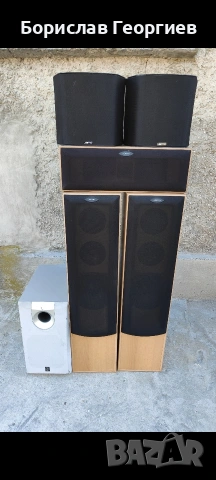 тонколони Jamo + аудио Ресивър Onkyo + субуфер Yamaha , снимка 5 - Тонколони - 54827503