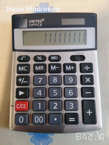 Калкулатор UNITED OFFICE, снимка 2 - Друга електроника - 54438626