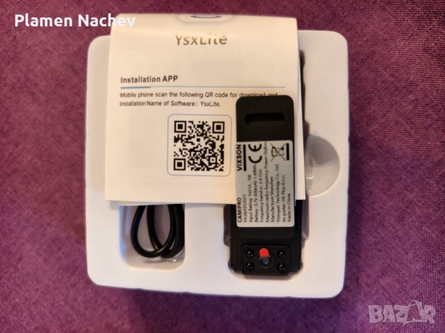 Нова мини преносима Wi-Fi камера CAMIPRO VIXSON (Body cam, снимка 3 - Други - 55143864
