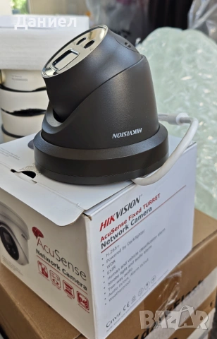 8MP IP камера с микрофон и говорител Hikvision Acusense DS-2CD2386G2-ISU/SL, снимка 5 - IP камери - 55049531