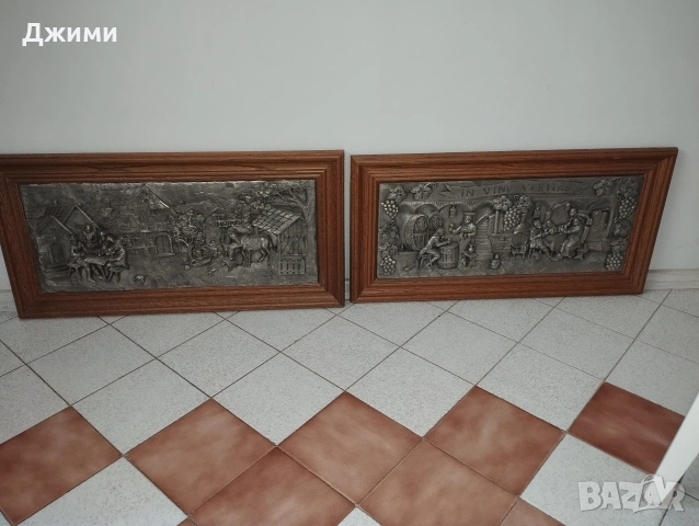 прекрасни калаено сребърни картини