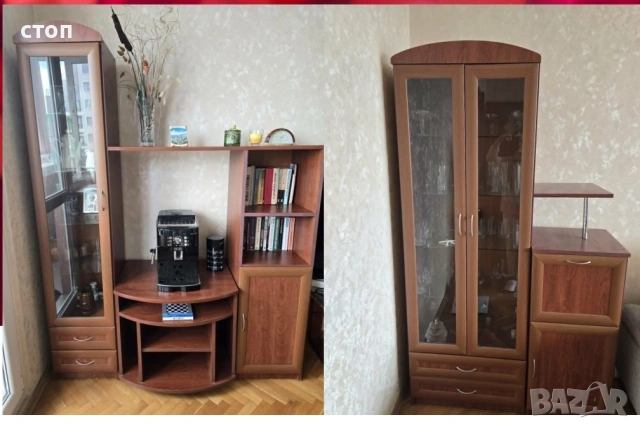 Продавам секция от две части / поотделно, снимка 3 - Секции и витрини - 54541200