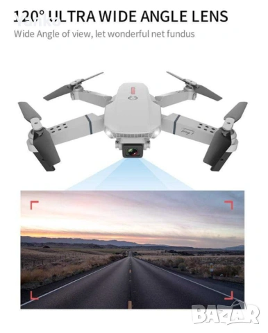 Дрон, 4k HD двойна камера, снимка 2 - Дронове и аксесоари - 53970556