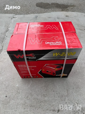 Инверторни бензинови генератори Würzburg W-2200 2.2 kVA | Нови | 230V | Тиха работа, снимка 2 - Генератори - 55132580