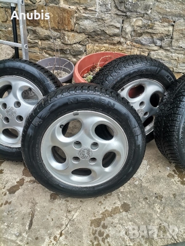 Джанти с зимни гуми 14 Пежо , снимка 4 - Гуми и джанти - 53709423