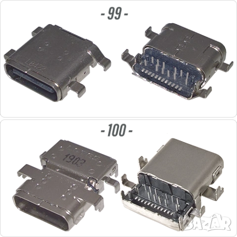Букса конектор USB Type-C  24 pin ; Waterproof IP67-IP68, снимка 6 - Ремонт на друга електроника - 40051789