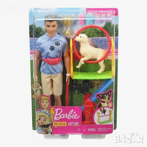 Barbie – Комплект треньор на кучета