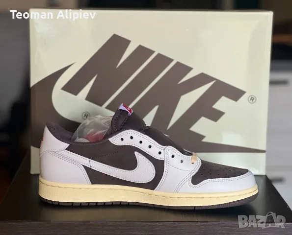 Travis Scott, Air Jordan 1, 42 EU, снимка 6 - Ежедневни обувки - 55340821