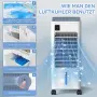 3-в-1 мобилен охладител за въздух KioGro , 8L, 400 m³/h, дистанционно управление , снимка 4