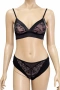 Hunkemöller комплект бельо с дантела – сутиен XS и бикини XL, снимка 1