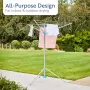 Преносим Въртящ се Сушилник за Дрехи Minky Freestanding Rotary Airer 15m за Тераса и Къмпинг, снимка 1