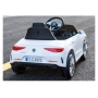 Бяла акумулаторна кола Mercedes Benz CLS350 с кожена седалка 12V, снимка 8