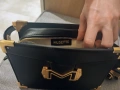 Луксозна черна чанта от естествена кожа MUSETTE – модел Queen Victoria (Перфектна!), снимка 5