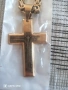 Масивен мъжки ланец,с кръст , снимка 3