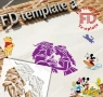 Красавицаа и звяра стенсил шаблон спрей за торта украса сладки Scrapbooking, снимка 2