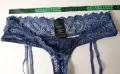 Nortie Lingerie M/L луксозни дантелени прашки с жартиери, снимка 4