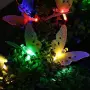 Верига от LED лампички за градината  с пеперуди, 12 лампи, снимка 1