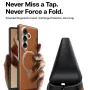 TORRAS Ostand Spin VegSkin Series за Samsung Galaxy Z Fold8 Ultra Магнитен Кожен Калъф със 360° Стой, снимка 9