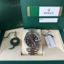 Rolex Datejust 41mm Two Tone Rose Gold Chocolate Automatic Мъжки / Унисекс Различни Варианти, снимка 2