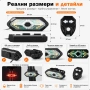 Мигачи задни светлини за колело LED стоп водоустойчив ярки за велосипед със звънец аларма USB мощен, снимка 8
