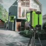 Huepar L011G лазерен нивелир зелен самонивелиращ се с кръстосани линии нивел лазер импулсен режим, снимка 6