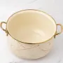 Тенджера Goldmann GM 8017-24B, 6.2L, 24x15см, Емайлирана, Индукция, Златист/Мрамор, снимка 6