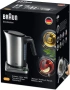 Braun WK 5115 BK Кана – IDCollection Кана за чай със система за бързо кипване и функция за поддържан, снимка 1
