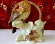 Фигура Бухал,Сова с поставка,бижутерка. , снимка 5