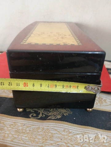 Винтидж музикална кутия за бижута, снимка 4 - Други ценни предмети - 54215679