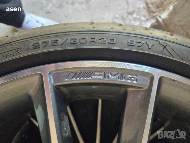 Джанти AMG с гуми, снимка 4 - Гуми и джанти - 54501242
