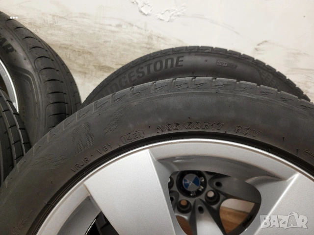 Bmw 17" 5x120 с гуми 225/50/17 оригинални джанти, снимка 12 - Гуми и джанти - 54045447