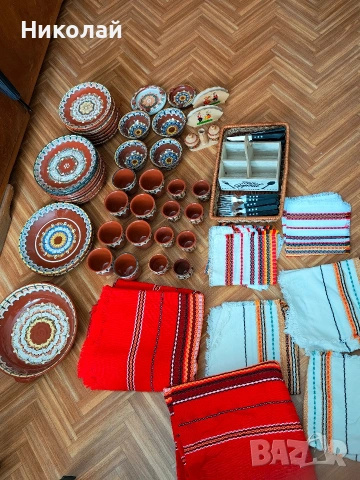 Керамични чинии чаши купи, покривки за механа, снимка 3 - Чинии - 54729573