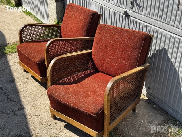 Фотьойли арт деко, снимка 3 - Дивани и мека мебел - 54261021