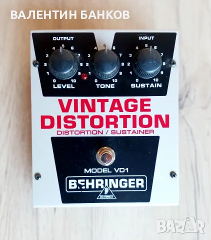 Behringer VD1 VINTAGE DISTORTION effect pedal for Guitar used tested From Japan, снимка 2 - Други - 55467998